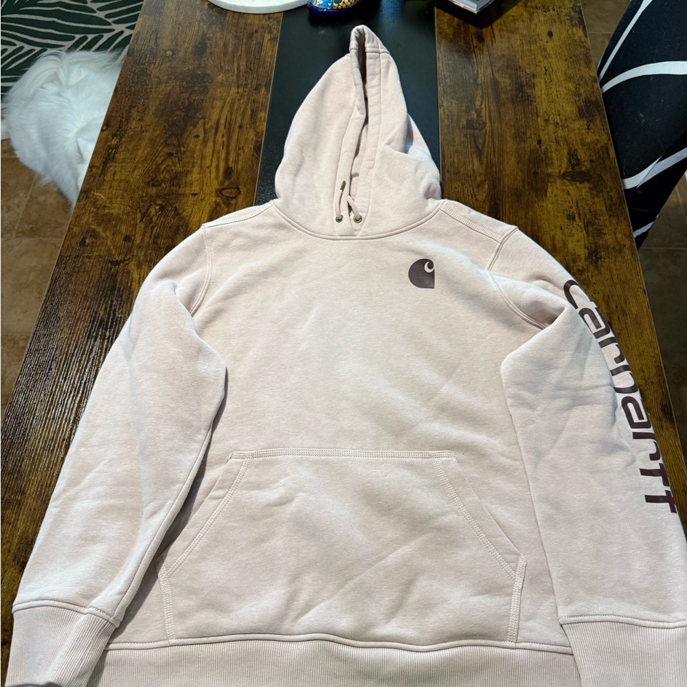 Carhartt Women’s Pale Pink Hoodie Sweater